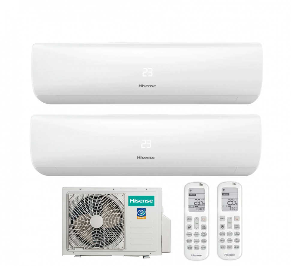 Мультисплит-система Hisense AMW2-18U4RXC + AMS-12UW4RXRKB00 + AMS-12UW4RXRKB00